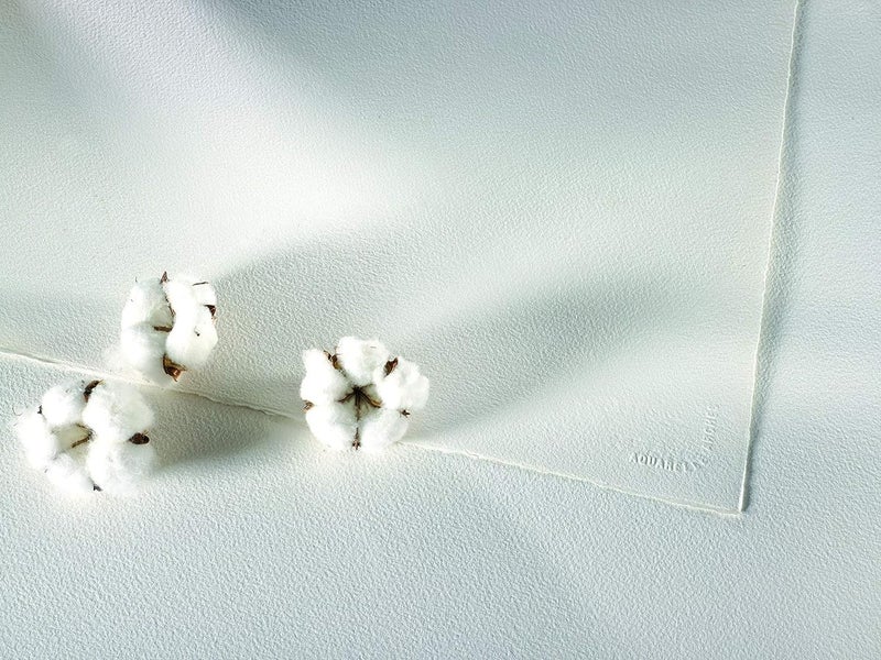 Arches Aquarelle 100% Thick 300g Gluing Pad 4L 31x41 20 Sheets Natural White, Cotton,Paper - Image 2